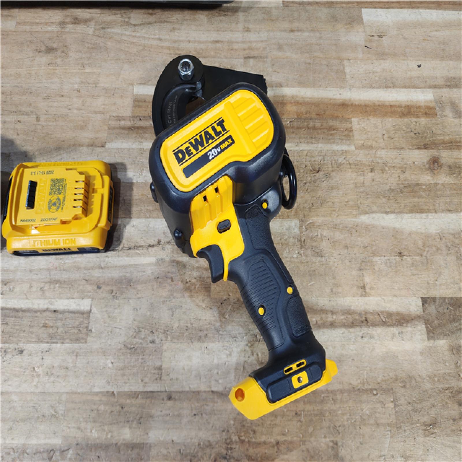 HOUSTON LOCATION - AS - IS DEWALT 20-Volt MAX Lithium-Ion Cordless Cable Cutting Tool Kit with Battery 2Ah and Charger