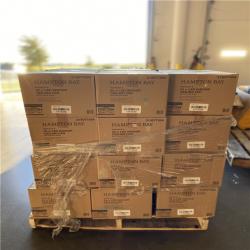 DALLAS LOCATION - Hampton Bay Rothley II 52 in. Indoor LED Matte Black Ceiling Fan with Light Kit (24 UNITS)