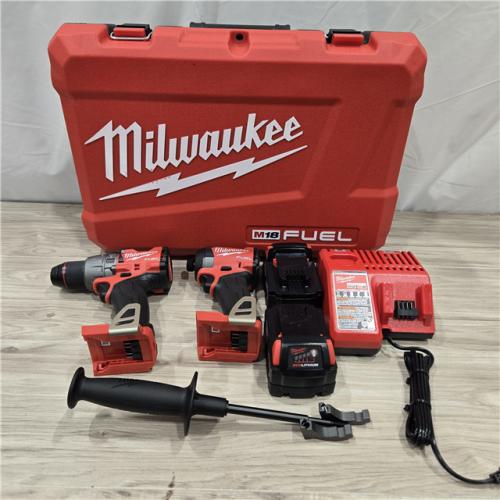 AS-IS MILWAUKEE FUEL 18V Cordless Hammer Drill and Impact Driver Combo Kit
