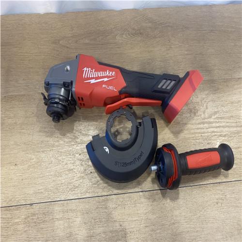 AS-IS Milwaukee FUEL 18V Lithium-Ion Brushless Cordless 4-1/2 in./5 in. Grinder w/Paddle Switch (Tool-Only)