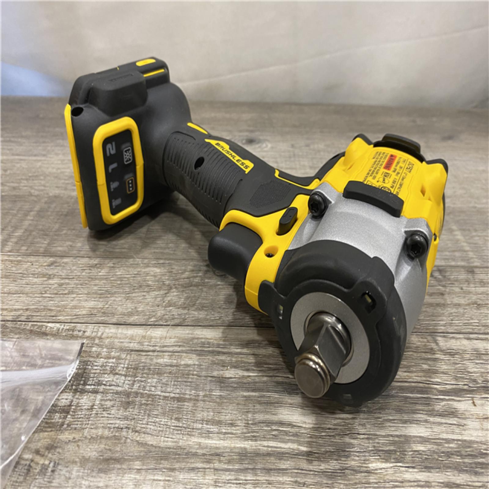 AS-IS DEWALT ATOMIC 20V MAX Cordless Brushless 1/2 in. Variable Speed Impact Wrench (Tool Only)