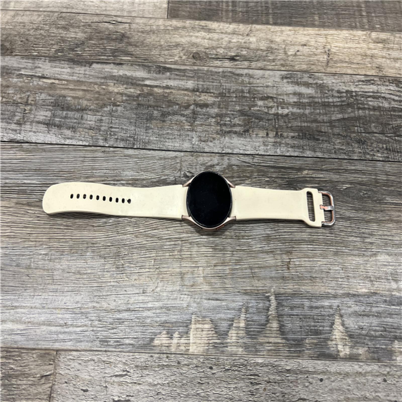 AS-IS Samsung Galaxy Watch4 (GPS) + Cellular 40mm Pink Gold Band