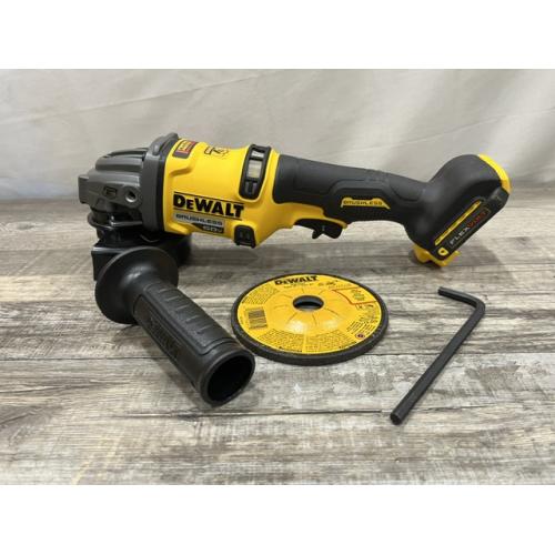 AS-IS DEWALT FLEXVOLT 60V MAX Cordless Brushless 4.5 in. to 6 in. Small Angle Grinder with Kickback Brake (Tool Only)