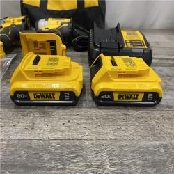 AS-IS DEWALT ATOMIC 20-Volt MAX Lithium-Ion Cordless Combo Kit