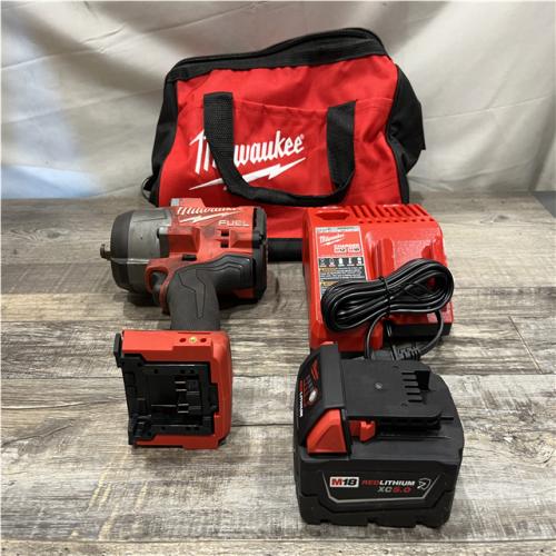 AS-IS Milwaukee FUEL 18V Lithium-Ion Brushless Cordless 1/2 in. Impact Wrench w/Friction Ring Kit