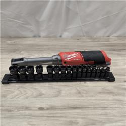 AS-IS Milwaukee M12 FUEL INSIDER Extended Reach Box Ratchet (Tool-Only)