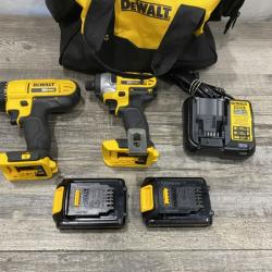 AS-IS DEWALT 20V MAX Cordless Drill/Impact 2 Tool Combo Kit