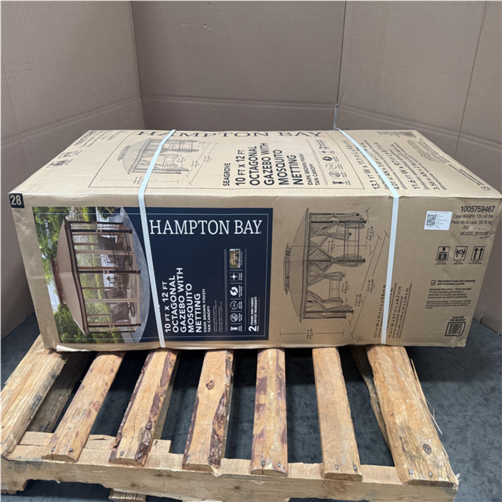 CALIFORNIA AS IS HAMPTON BAY 10x12 GAZEBO