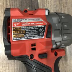 AS-IS Milwaukee FUEL 18V Lithium-Ion Brushless Cordless 1/2 in. Hammer Drill/Driver (Tool-Only)