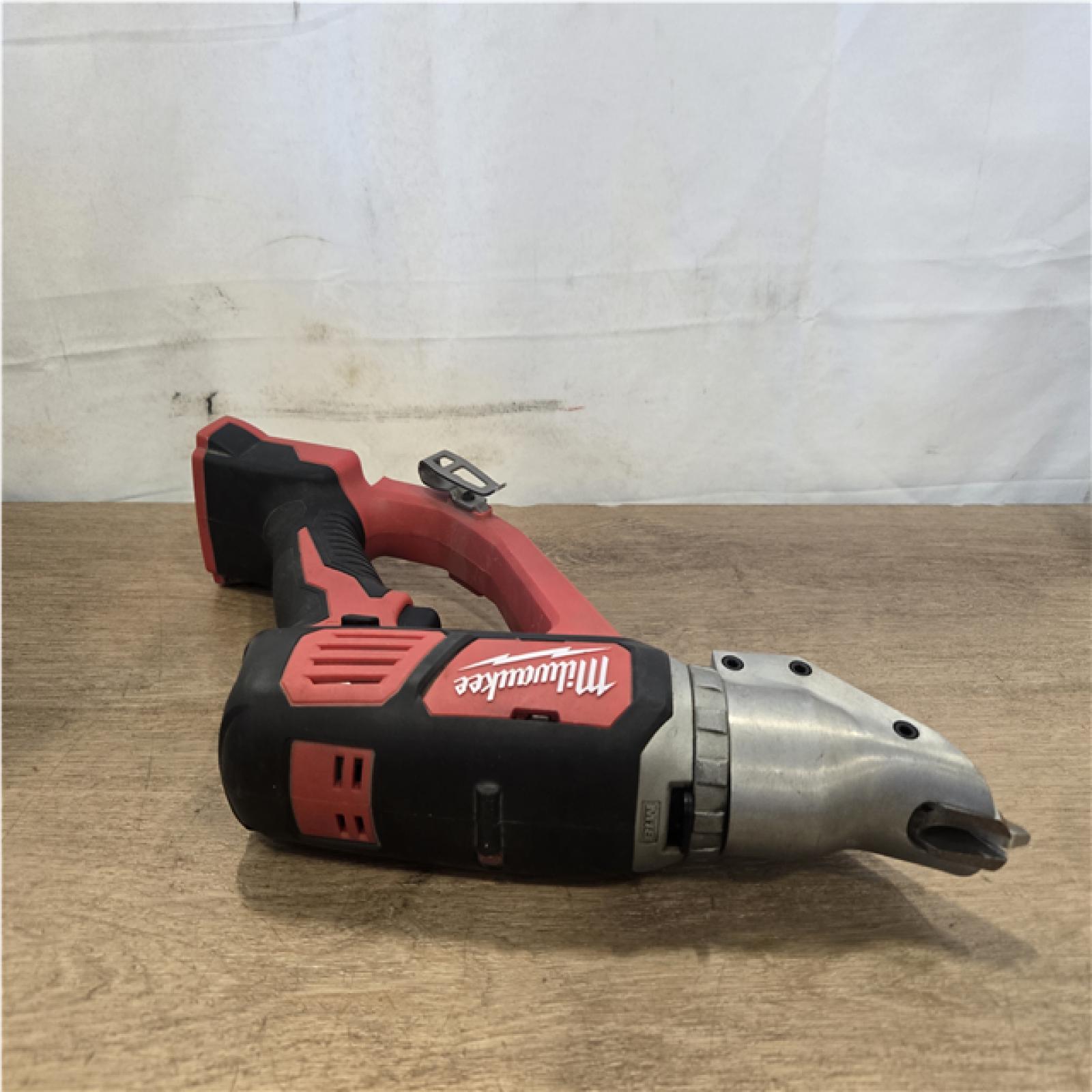 AS-IS Milwaukee 18-Volt Lithium-Ion Cordless 18-Gauge Double Cut Metal Shear (Tool-Only)