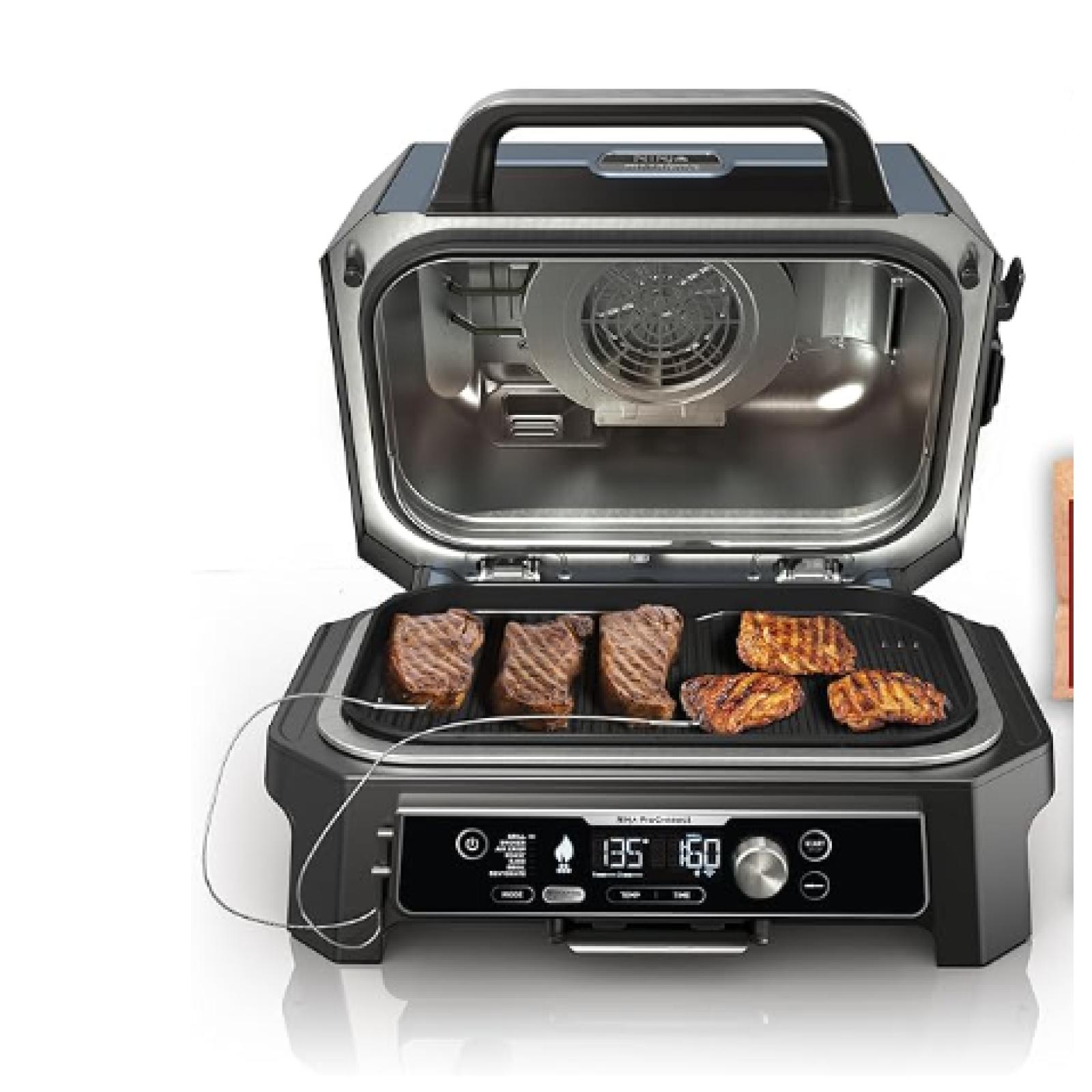 DALLAS LOCATION - Ninja OG951 Woodfire Pro Connect Premium XL Outdoor Grill & Smoker