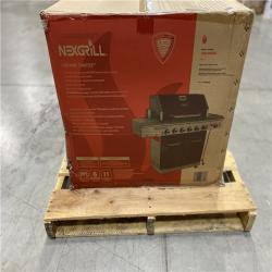 DALLAS LOCATION -Nexgrill Deluxe 6-Burner Propane Gas Grill in Mocha with Ceramic Searing Side Burner