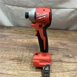 AS-IS Milwaukee M18 18-Volt Lithium-Ion Brushless Cordless Combo Kit (4-Tool) with 2-Batteries, 1-Charger and Tool Bag
