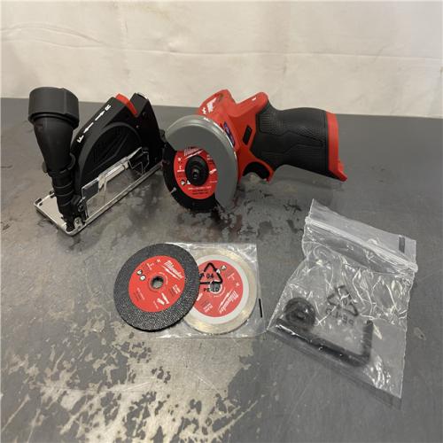 AS-IS - Milwaukee M12 FUEL 12V Lithium-Ion Brushless Cordless 3 in. Cut Off Saw