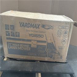 CALIFORNIA LIKE NEW YARDMAX YG1650 MOWER HOME IMPROVEMENT PALLET