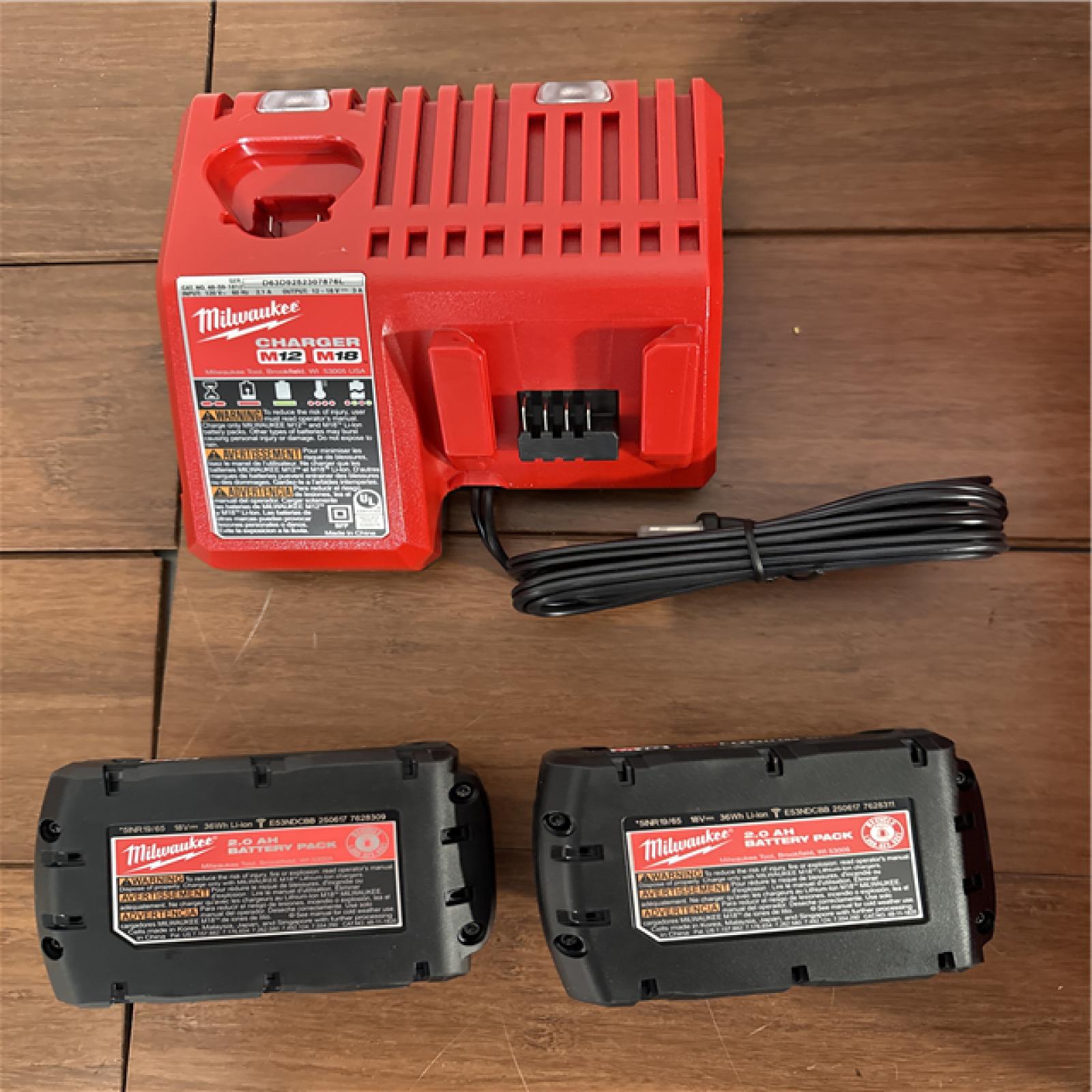 California AS-IS Milwaukee m18 Short Throw Press Tool Kit  includes (2) Batteries  Charger & Hard Case
