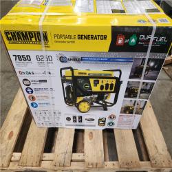 Phoenix NEW Champion Power Equipment 7850/6250-Watt Recoil Start Dual Fuel Portable Generator w/ Free 3-Year Warranty for Home Backup and Storm Prep (SEALED)