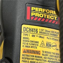 AS-IS DEWALT FLEXVOLT 60V MAX Cordless 1-1/4 in. SDS Plus Rotary Hammer (Tool Only)