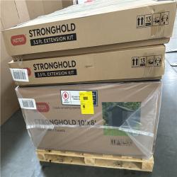 California NEW KETER Stronghold 10 x 15 Shed  Includes (2) 3.5ft Extension Kits