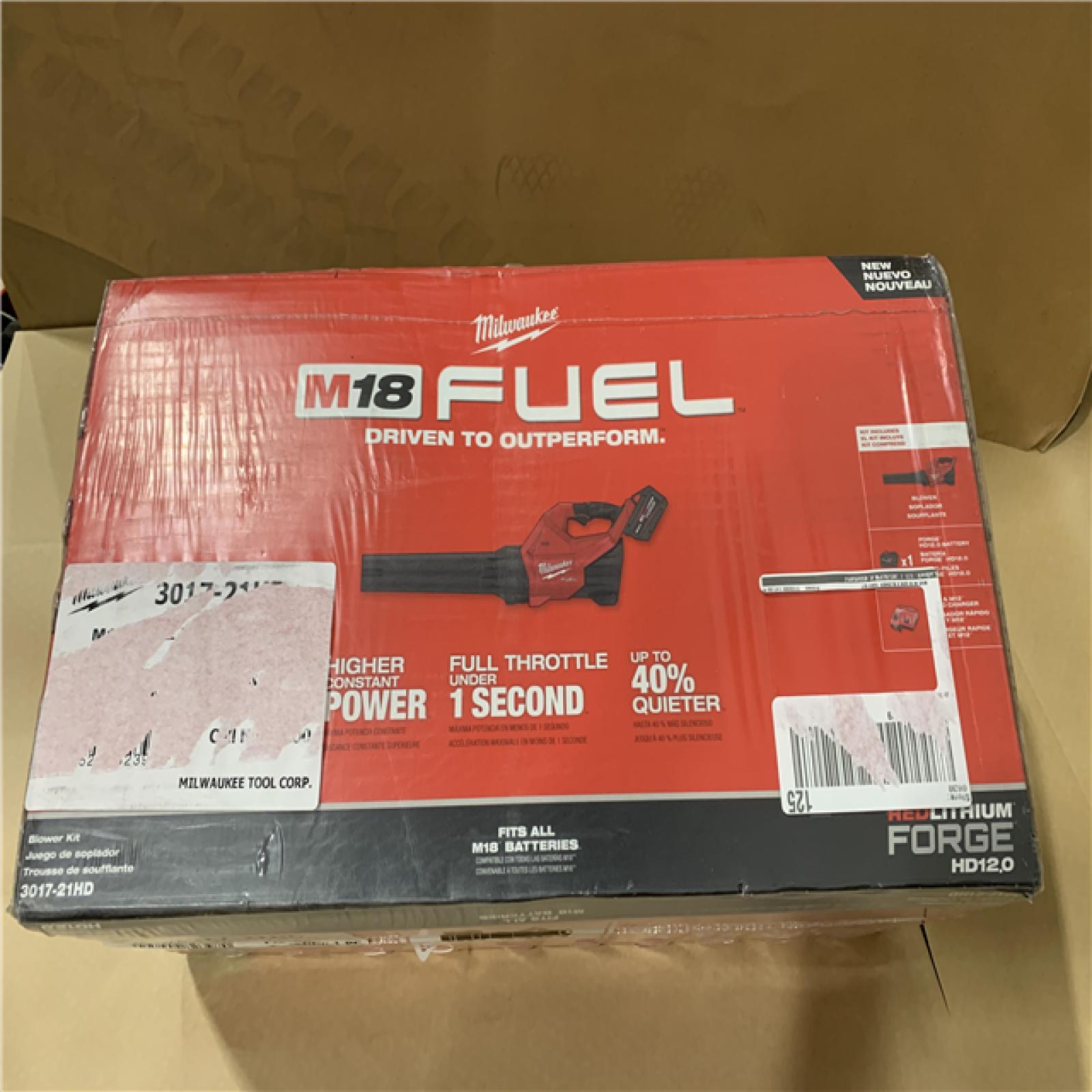 New - Milwaukee Tools M18 FUEL Blower 3017-21HD
