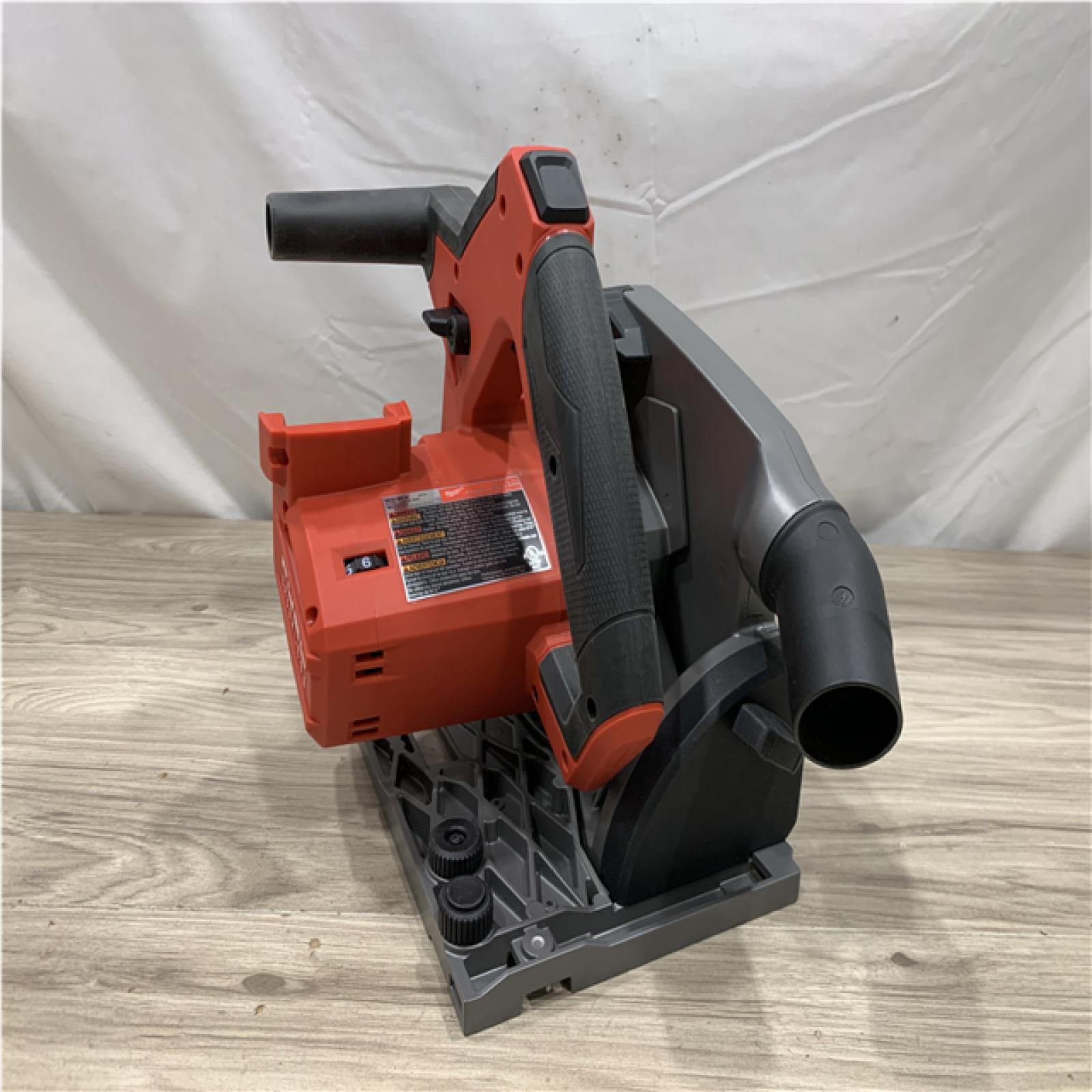 AS-IS Milwaukee FUEL 18V Lithium-Ion Cordless Brushless 6-1/2 in. Plunge Cut Track Saw (Tool-Only)
