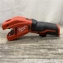 AS-IS Milwaukee 12V Lithium-Ion Cordless Copper Tubing Cutter (Tool-Only)