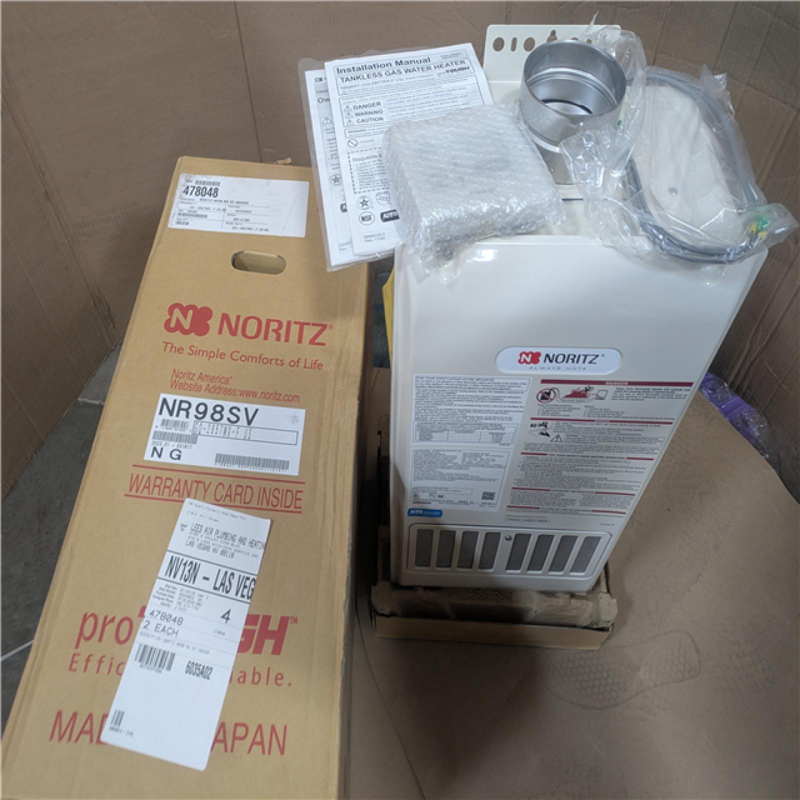 CALIFORNIA NG NEW Noritz Tankless Gas Water Heater