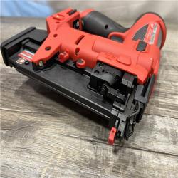 AS-IS Milwaukee FUEL 12-Volt Lithium-Ion Brushless Cordless 18-Gauge 1-1/2 in. Compact Brad Nailer (Tool-Only)