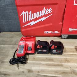 HOUSTON LOCATION - AS-IS MILWAUKEE FUEL 18V Lithium-Ion Brushless Cordless Hammer Drill and Impact Driver Combo Kit (2-Tool) with 2 Batteries
