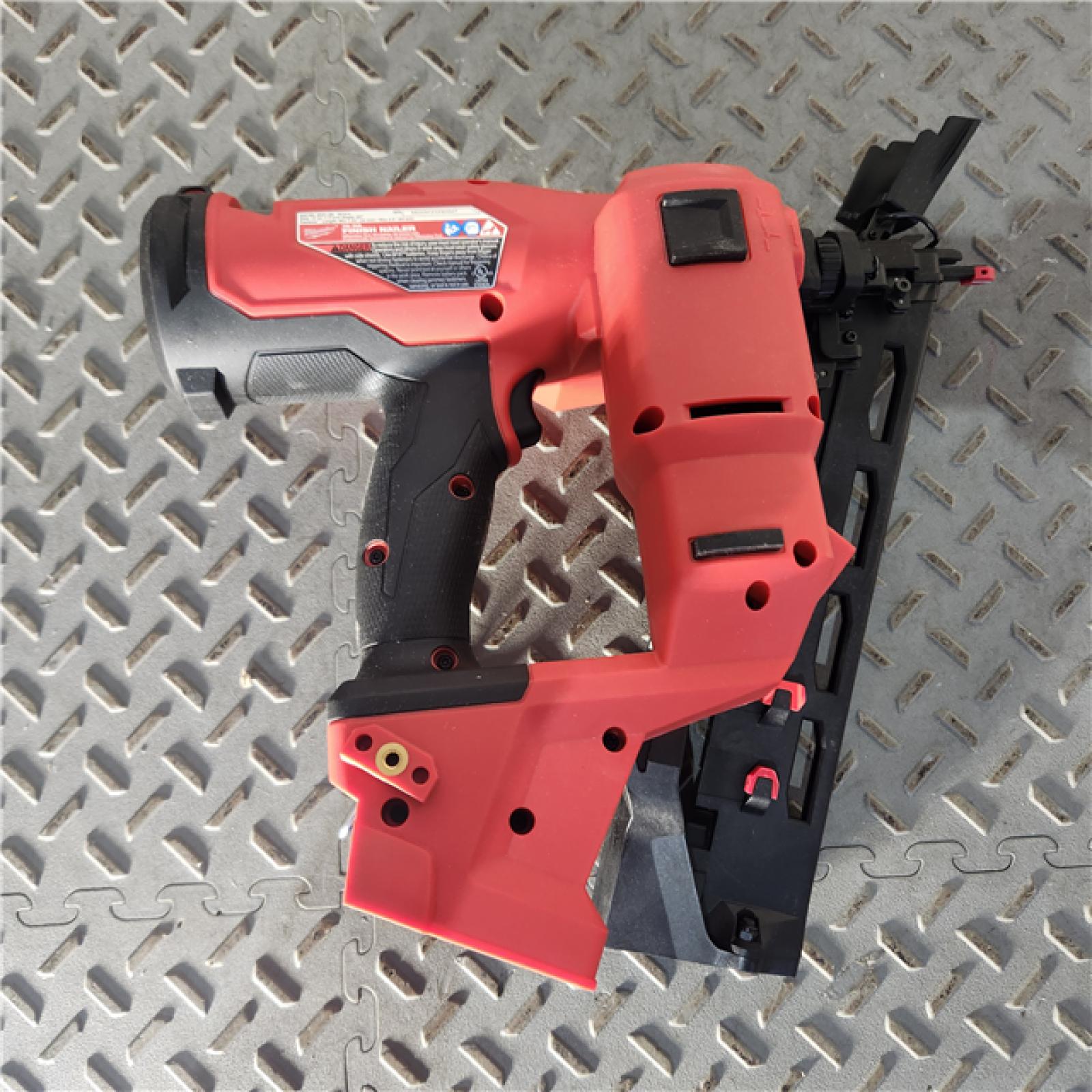 Houston Location AS IS - Milwaukee M18 FUEL 16 Gauge Angled Finish Nailer In Good Condition