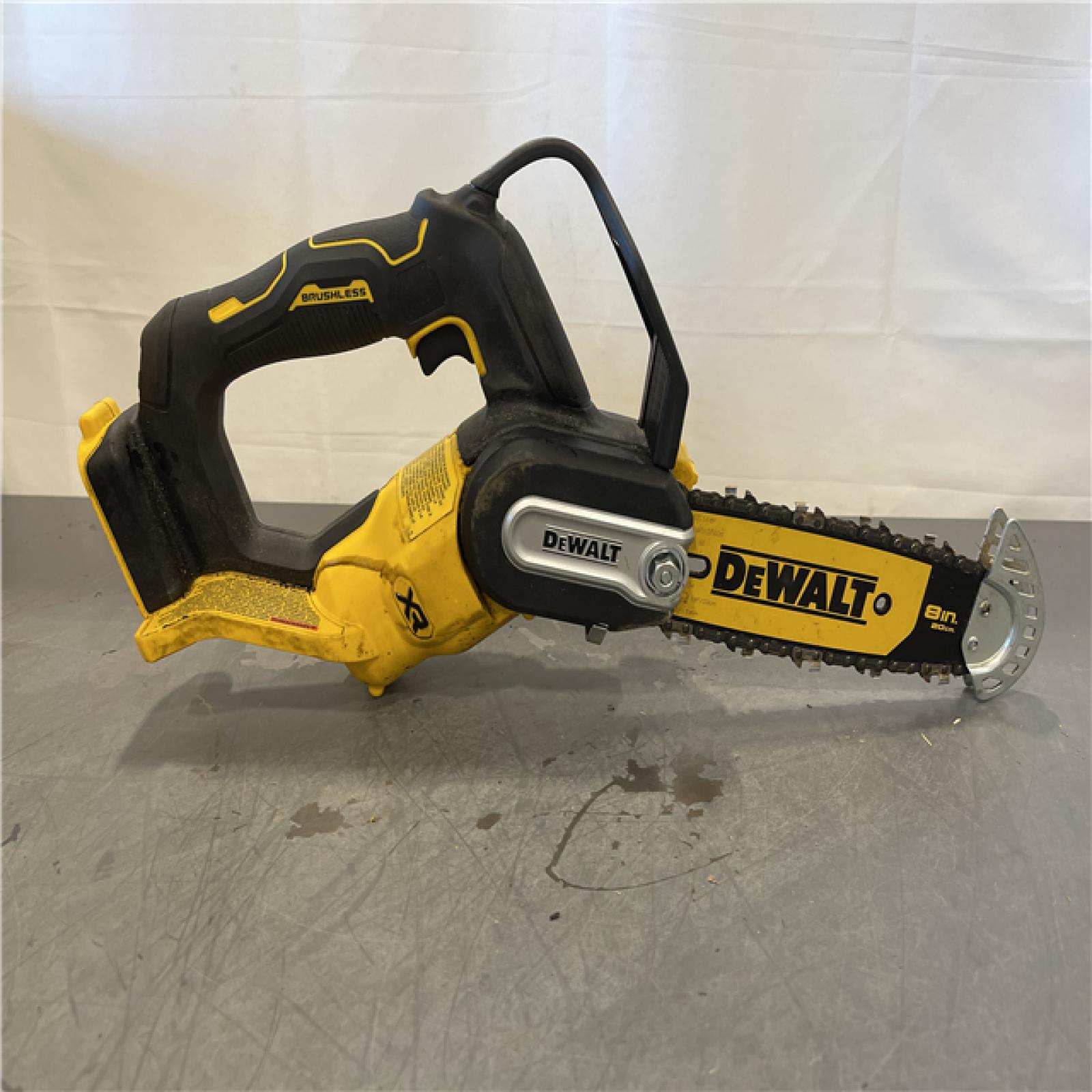 AS-IS - DeWalt 20V MAX 8 in. Brushless Cordless Battery Powered Pruning Chainsaw