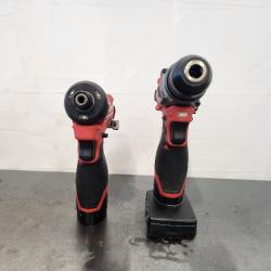 AS-IS- Milwaukee 12V Brushless Hammer Drill and Impact Driver Combo Kit