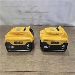 AS-IS DEWALT 20V MAX Premium Lithium-Ion 4.0Ah Battery Pack (2 Pack)