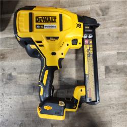 HOUSTON LOCATION - AS-IS DeWALT DCN681D1 20-Volt MAX 18ga Cordless Brushless Narrow Crown Stapler Kit