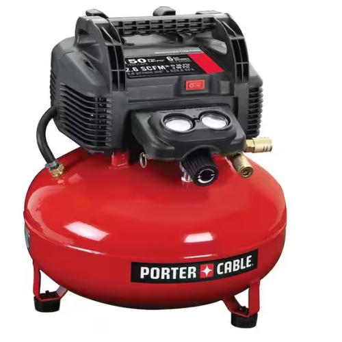 DALLAS LOCATION - Porter-Cable 6 Gal. 150 PSI Portable Electric Pancake Air Compressor