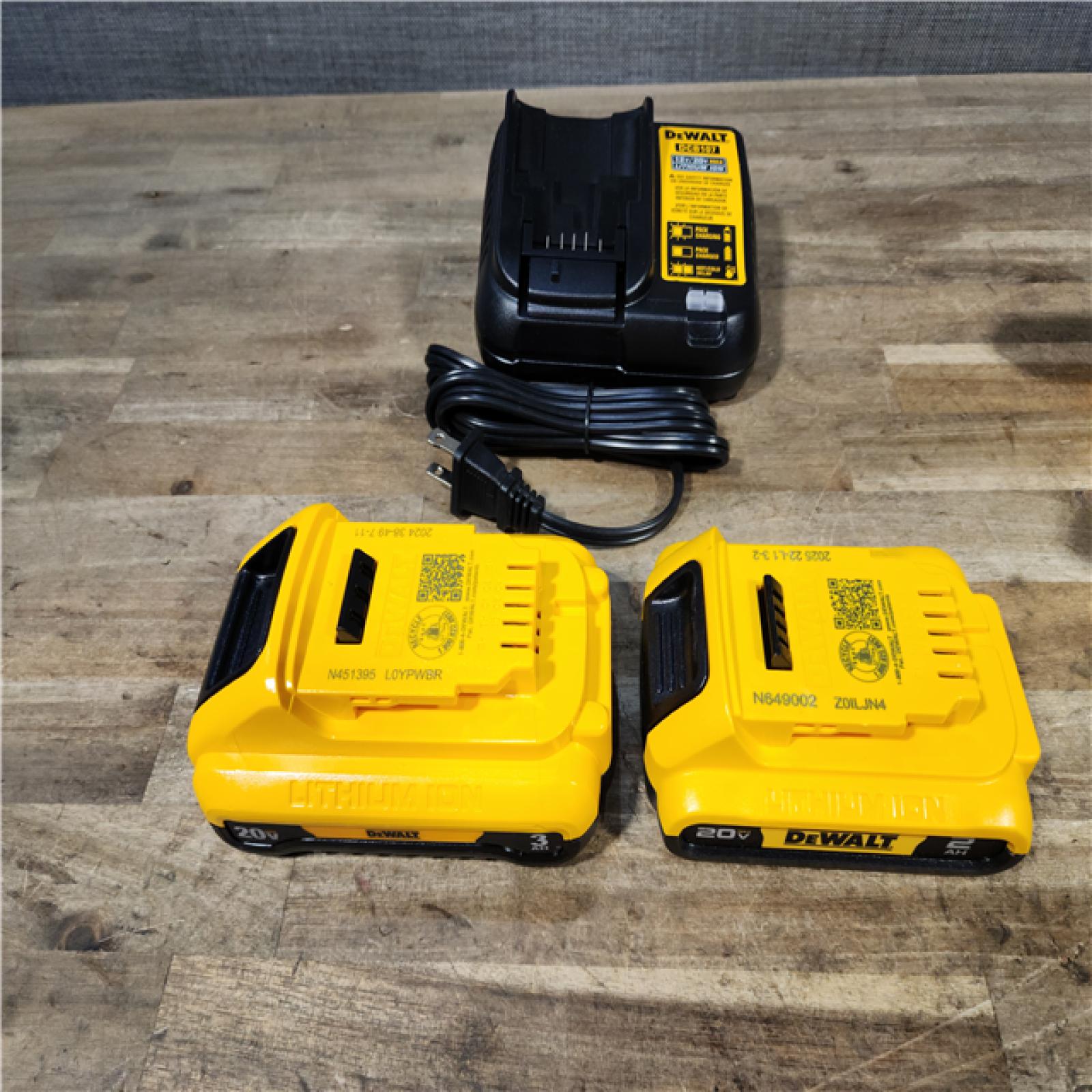 HOUSTON LOCATION - AS-IS DEWALT 3 TOOL COMBO KIT W/ (2) BATTERY & CHARGER