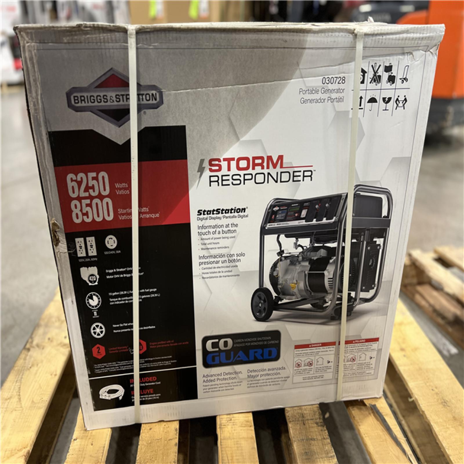 DALLAS LOCATION Briggs & Stratton Storm Responder 6,250Watt Gasoline