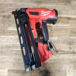 HOUSTON LOCATION - AS-IS (APPEARS LIKE NEW) Milwaukee FUEL 18-Volt Lithium-Ion Brushless Cordless Gen II 16-Gauge Angled Finish Nailer (Tool-Only)
