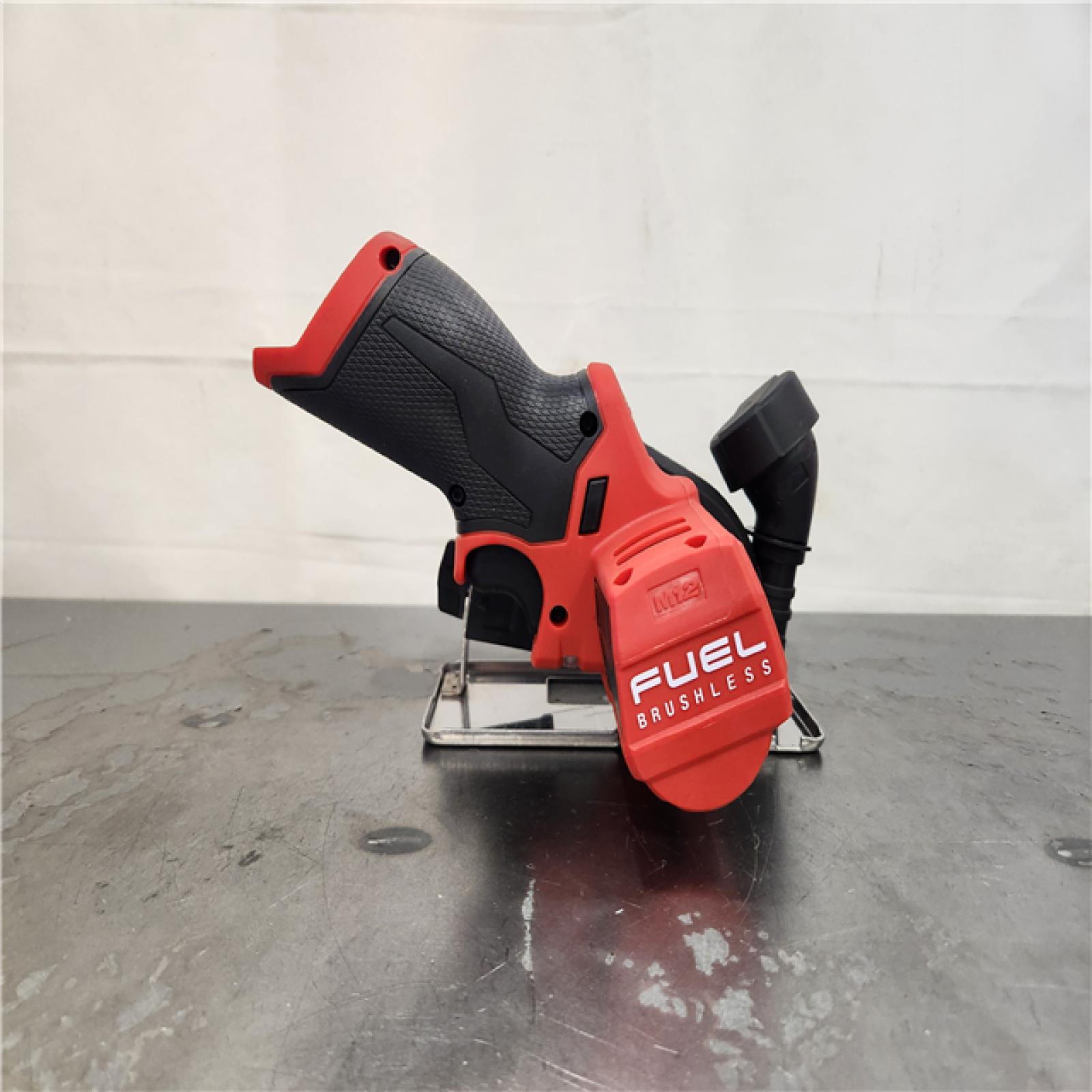 AS-IS- Milwaukee FUEL 12V Lithium-Ion Brushless Cordless 3 in. Cut Off Saw (Tool-Only)