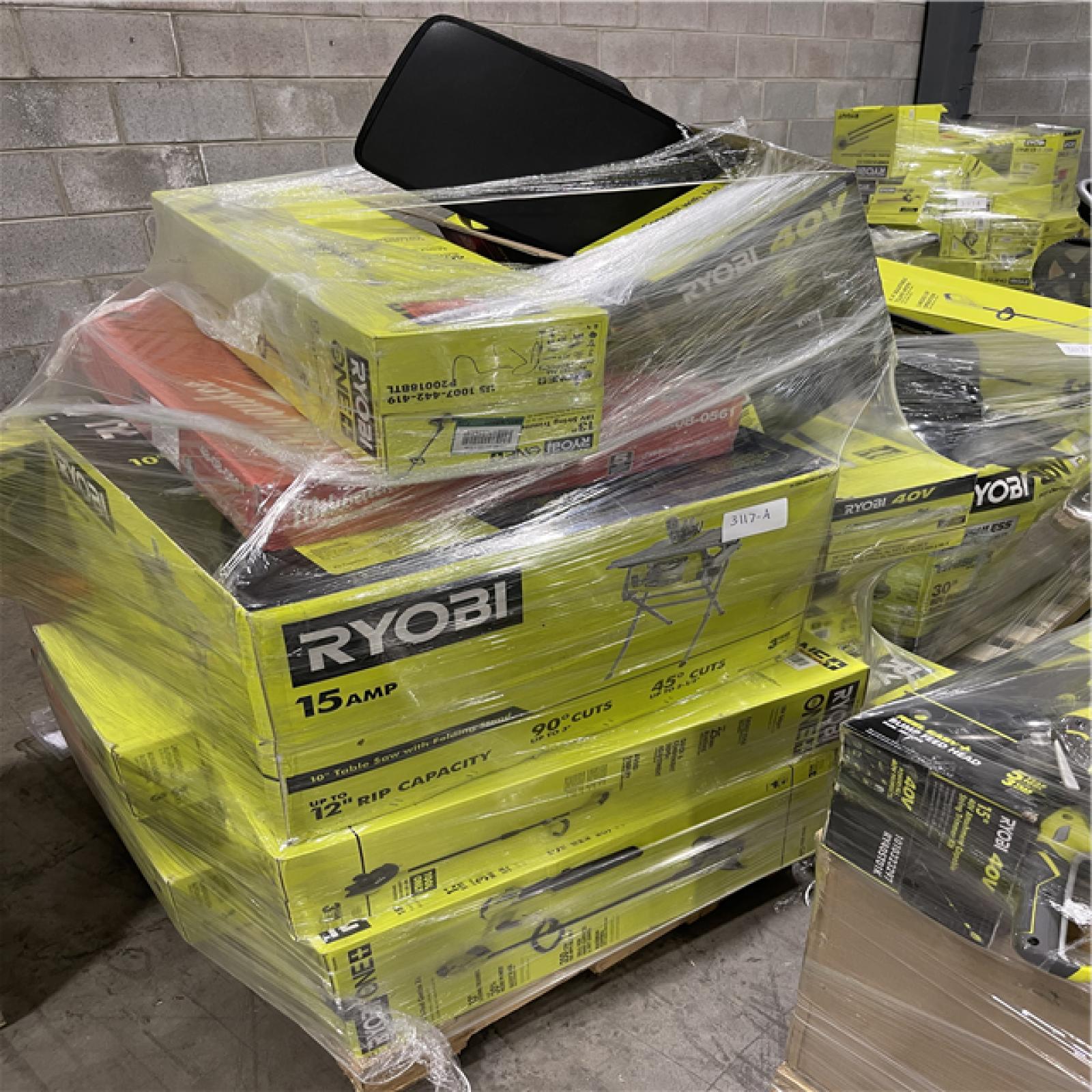 Pittston Location As-IS Power Tools Partial Truckload (15 Pallets) 3117-A