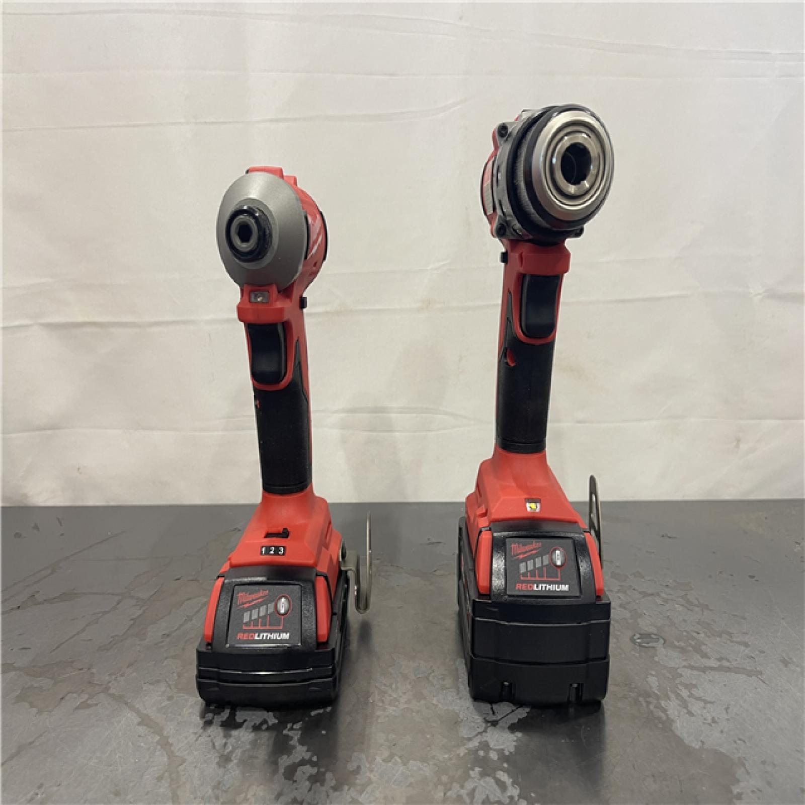 AS-IS- Milwaukee M18 Compact Brushless 2-Tool Combo Kit