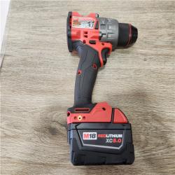 Phoenix Location NEW Milwaukee M18 FUEL 18-Volt Lithium-Ion Brushless Cordless 1/2 in. Hammer Drill/Driver with 5.0 Ah Starter Kit
