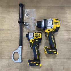 AS-IS DEWALT 20V XR Lithium-Ion Cordless Brushless 1/2 in. Drill/Driver Kit