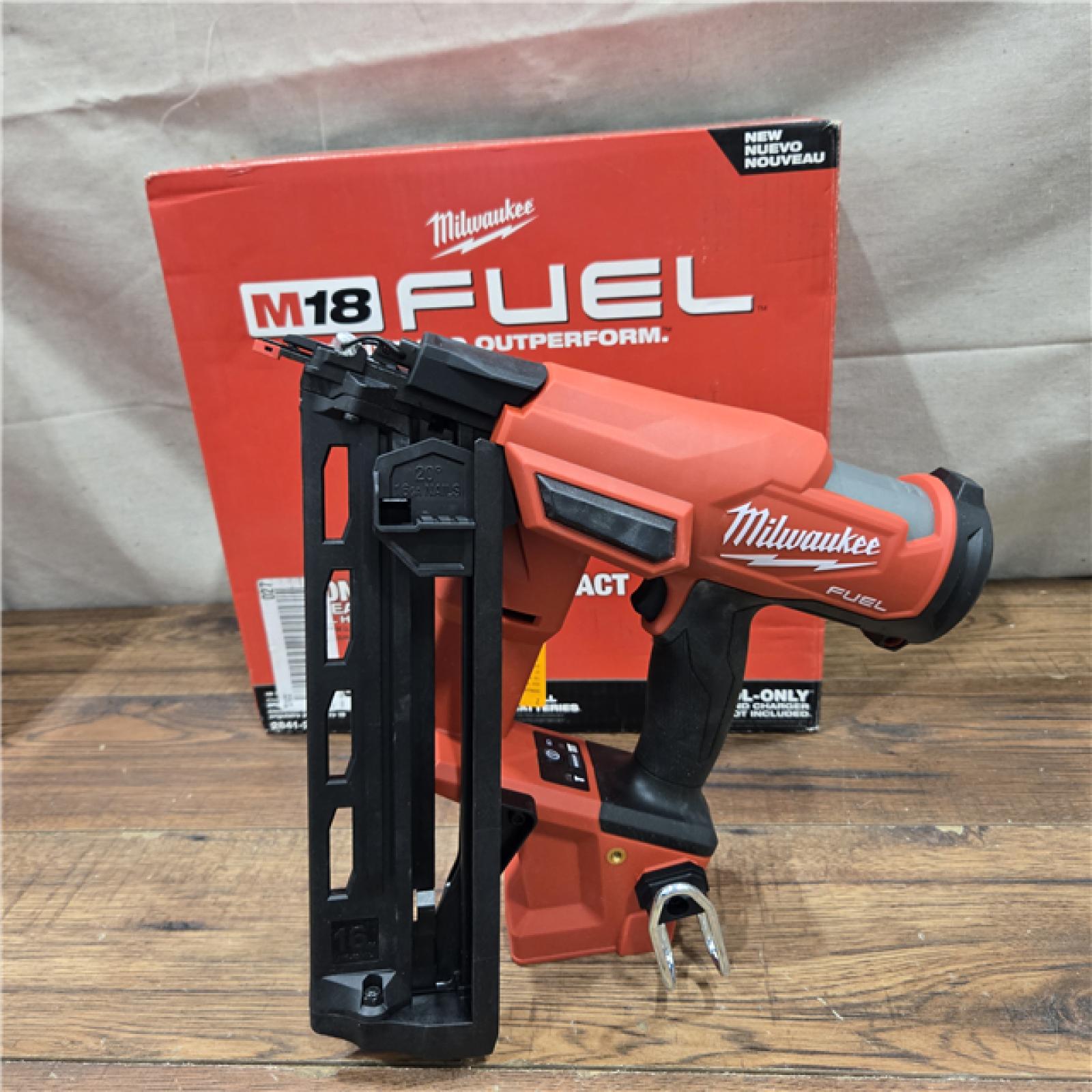 AS-IS Milwaukee 2841-20 18V Cordless Gen II 16 Gauge Angled Finish Nailer (Tool Only)
