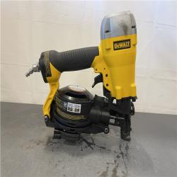 AS-IS - DeWalt 1-3/4 in. 15 Degree Pneumatic Coil Roofing Nailer