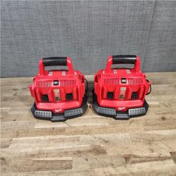 HOUSTON LOCATION - AS-IS MILWAUKEE BATTERY CHARGER PACK QTY - 2