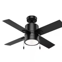 DALLAS LOCATION- NEW!- Hunter Beck 42 in. LED Indoor Matte Black Ceiling Fan PALLET (55 UNITS)