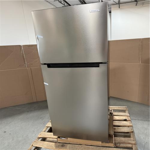 CALIFORNIA AS-IS VISSANI 10.1 CU. FT. REFRIGERATOR STAINLESS FINISH: Appears in Excellent condition
