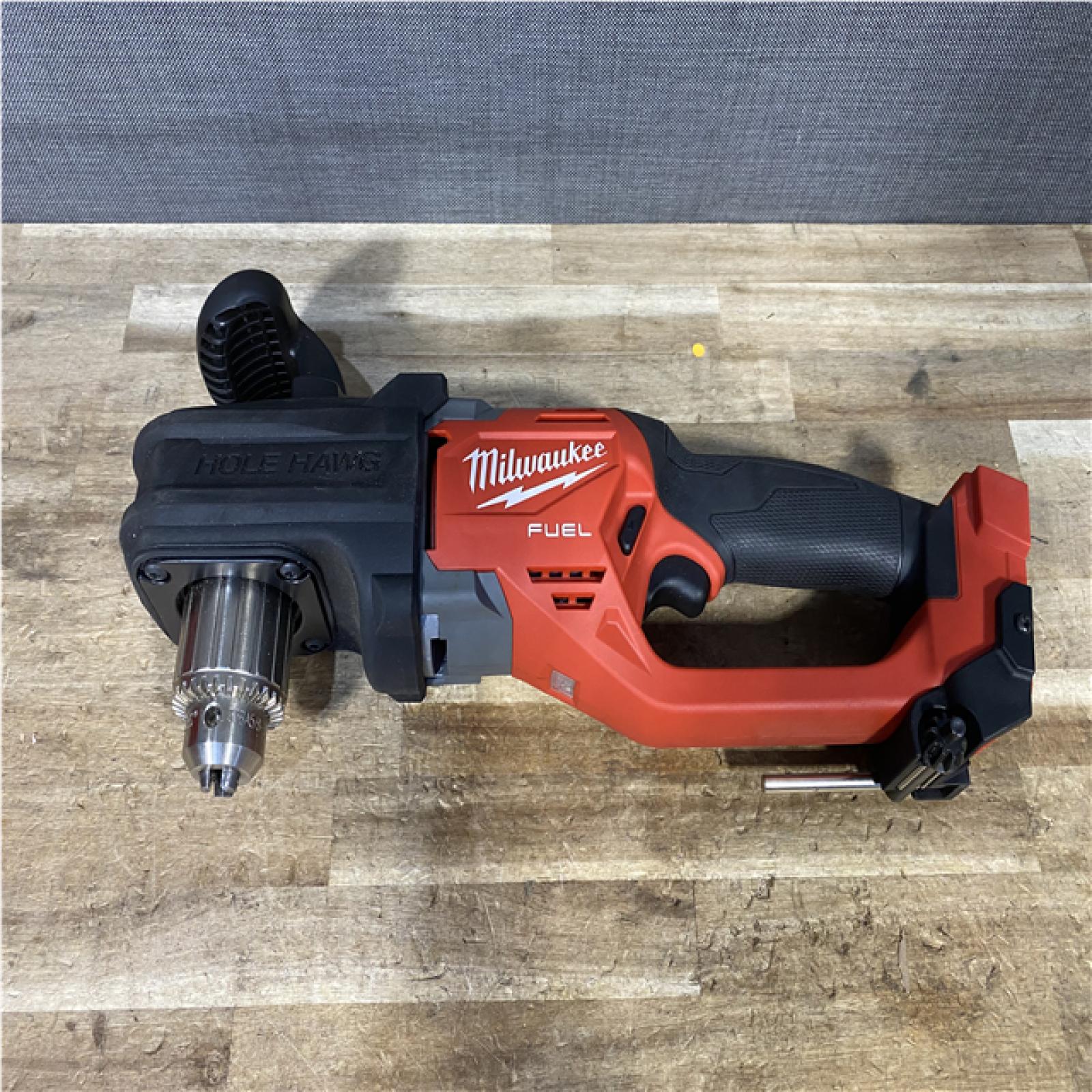 Houston Location AS-IS Milwaukee FUEL GEN II 18V Lithium-Ion Brushless Cordless 1/2 in. Hole Hawg Right Angle Drill (Tool-Only)