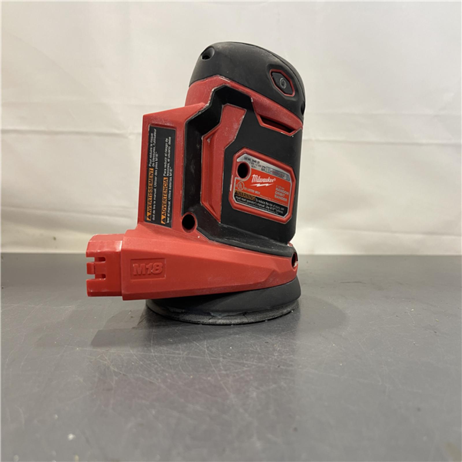AS-IS - Milwaukee M18 18V Lithium-Ion Cordless 5 in. Random Orbit Sander (Tool-Only)